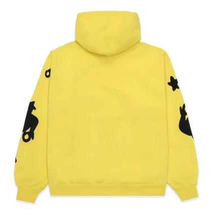 Sp5der Beluga Hoodie Yellow Gold